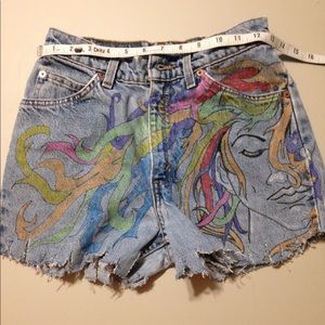 Levi's 912 Slim Fit Denim Jeans Shorts Lady's VTG